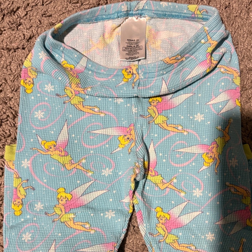 Charming Blue tinkerbell Kids Pajama set - Picture 5 of 6